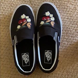 Cherry Butterfly Vans - Women 9